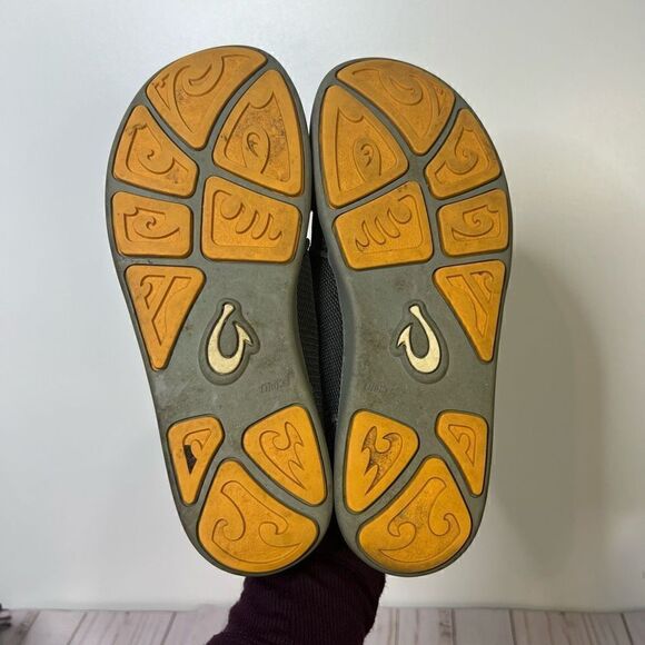 Olukai Nohea Mesh Blue Gray Comfort Shoes - Picture 6 of 7